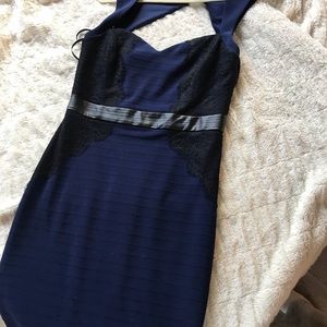 Navy Blue Cocktail Dress